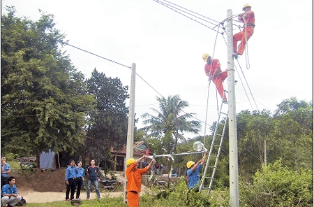 ประสิทธิภาพของโครงการพัฒนาไฟฟ้าสู่ชนบท